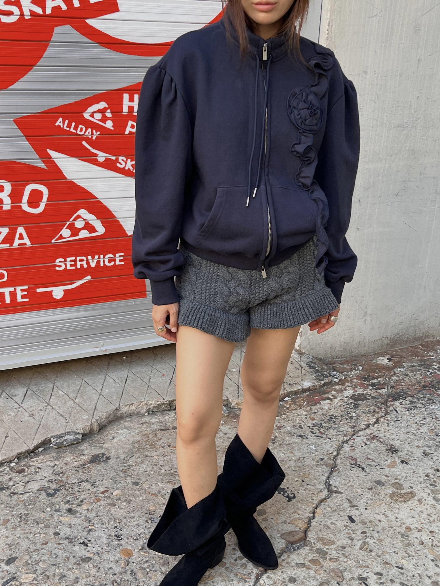 【A MA:DE 2025AW】Plat zip up ( 2color )