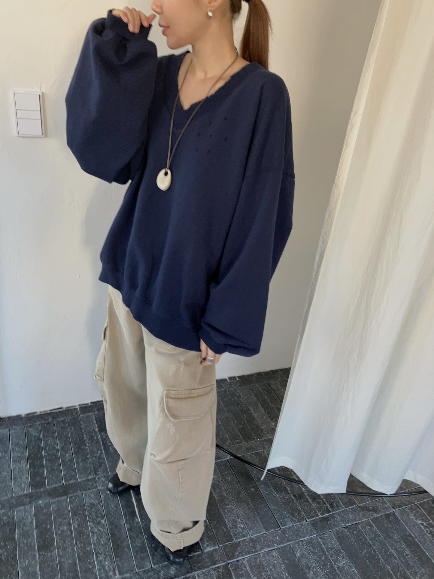 【A MA:DE 2026SS】Lotus sweatshirt (2color)