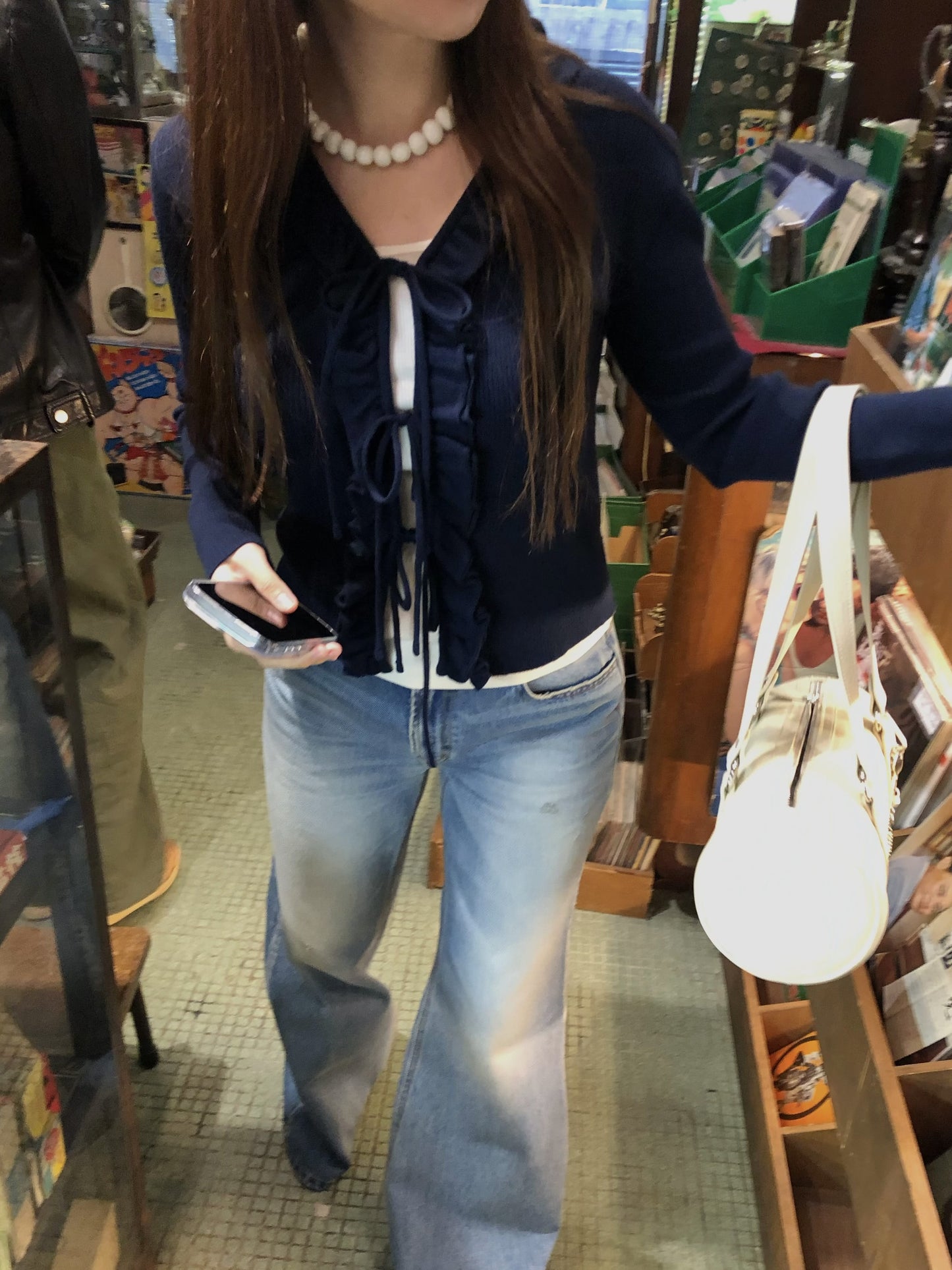 【A MA:DE 2026SS】Wrinkle cardigan ( 3color )