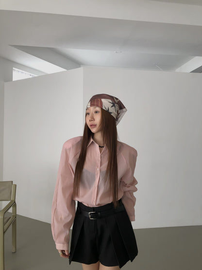 【A MA:DE 2026SS】Air blouse ( 3color )