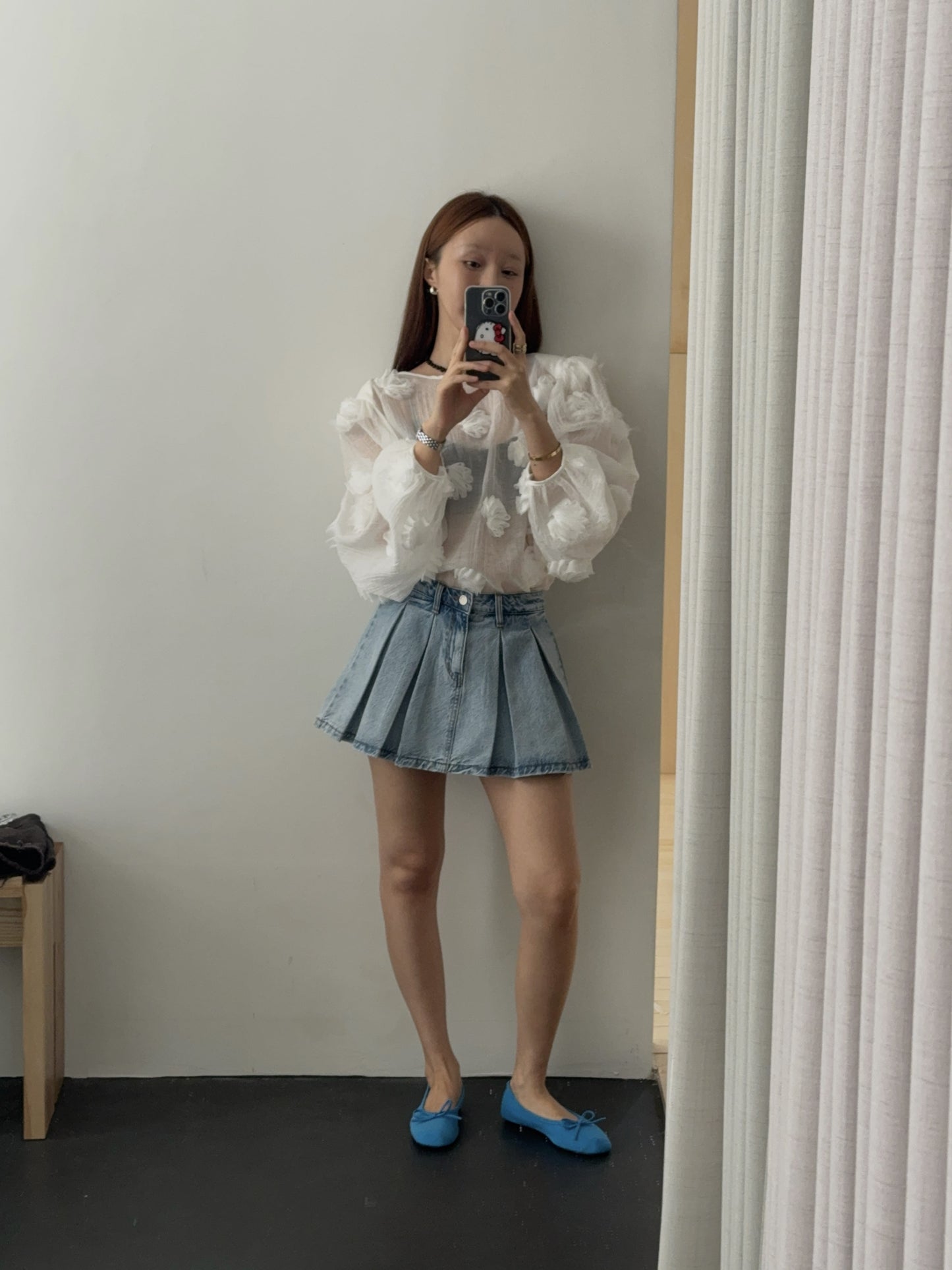 【A MA:DE 2026SS】Winky denim skirt
