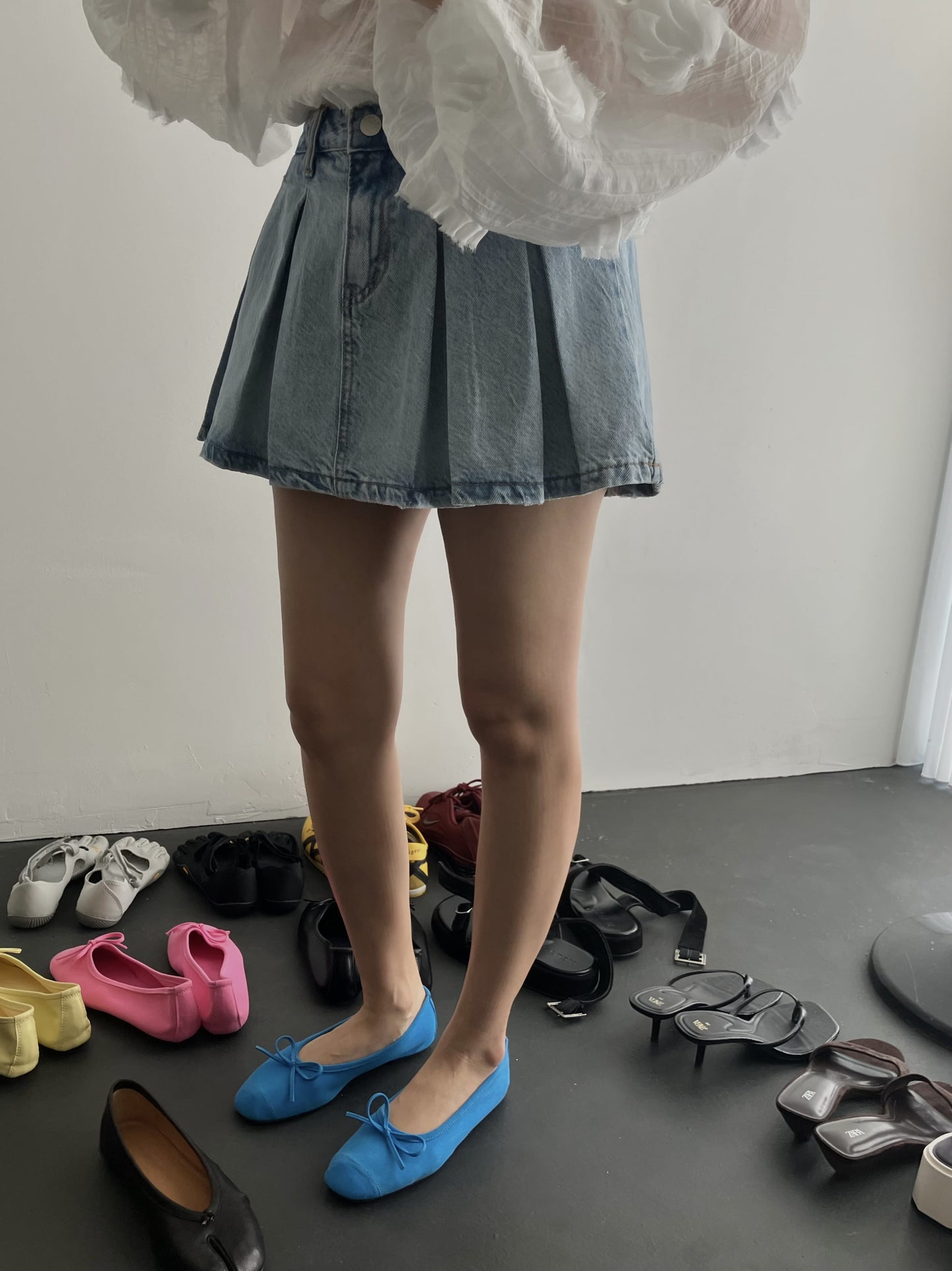 【A MA:DE 2026SS】Winky denim skirt
