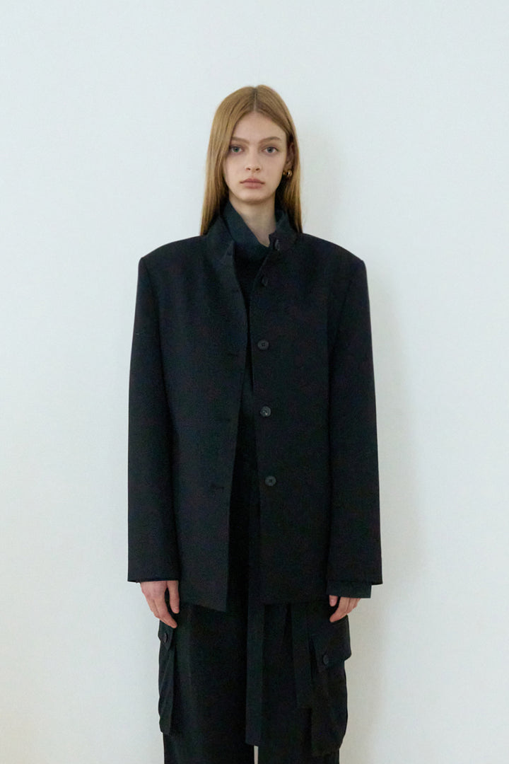 【BLOSSOM H COMPANY 2025AW】MATIC HIGH NECK JACKET