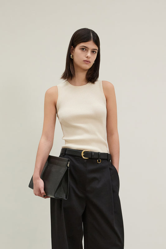 【BLOSSOM H COMPANY 2025AW】BRIN SLEEVELESS KNIT