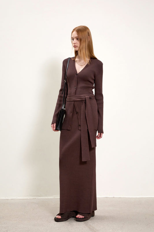 【BLOSSOM H COMPANY 2025AW】BRIN LONG SKIRT