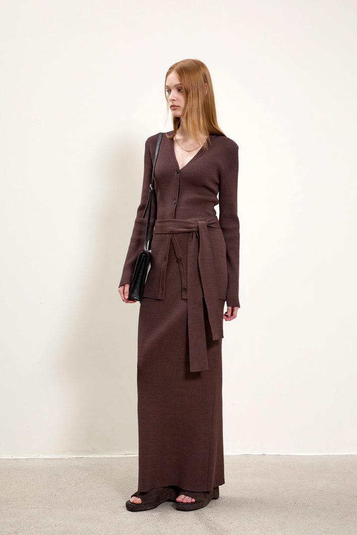 【BLOSSOM H COMPANY 2025AW】BRIN LONG SKIRT