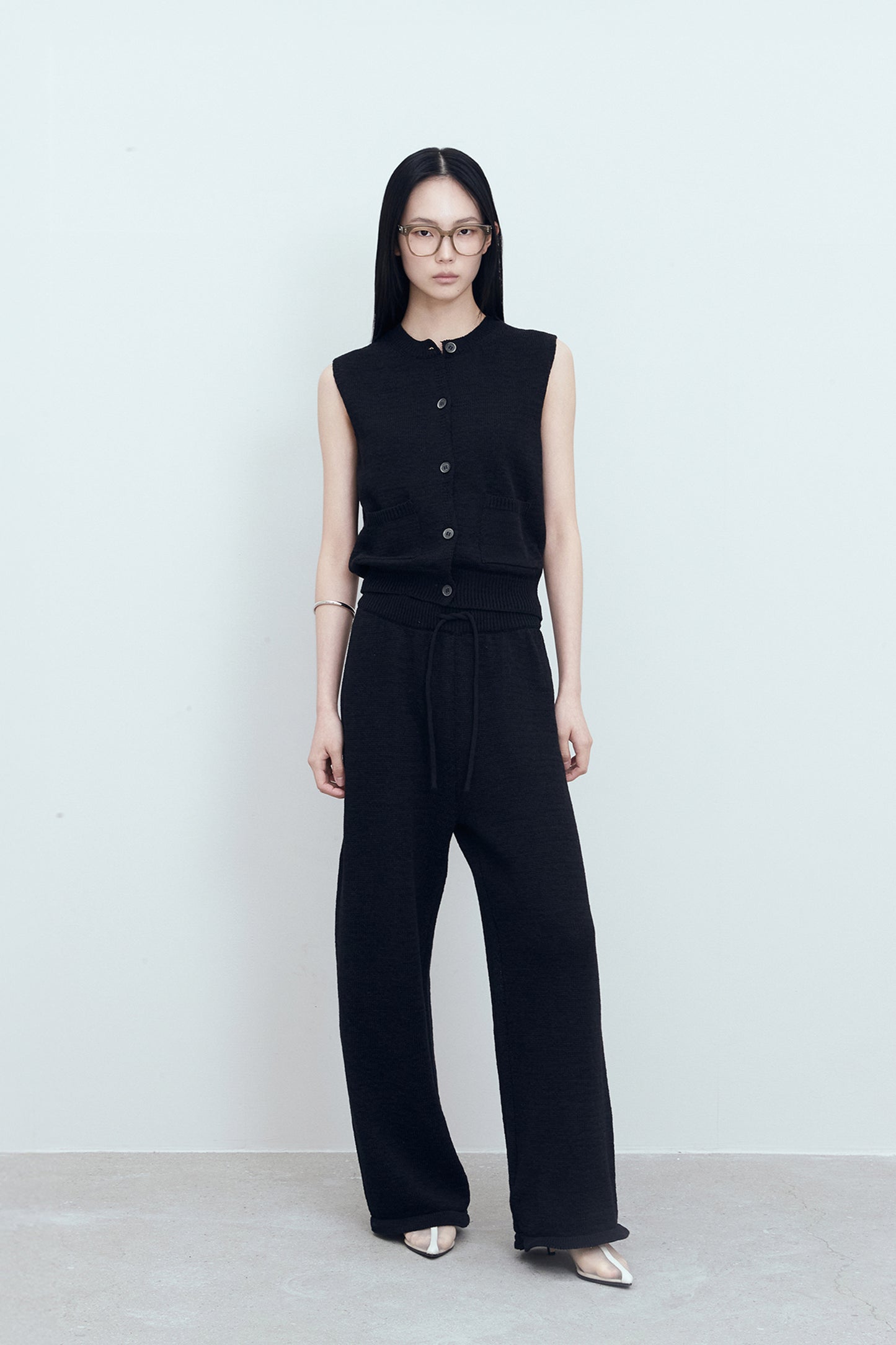 [BLOSSOM H COMPANY 2025SS] ANK KNIT BANDING PANTS