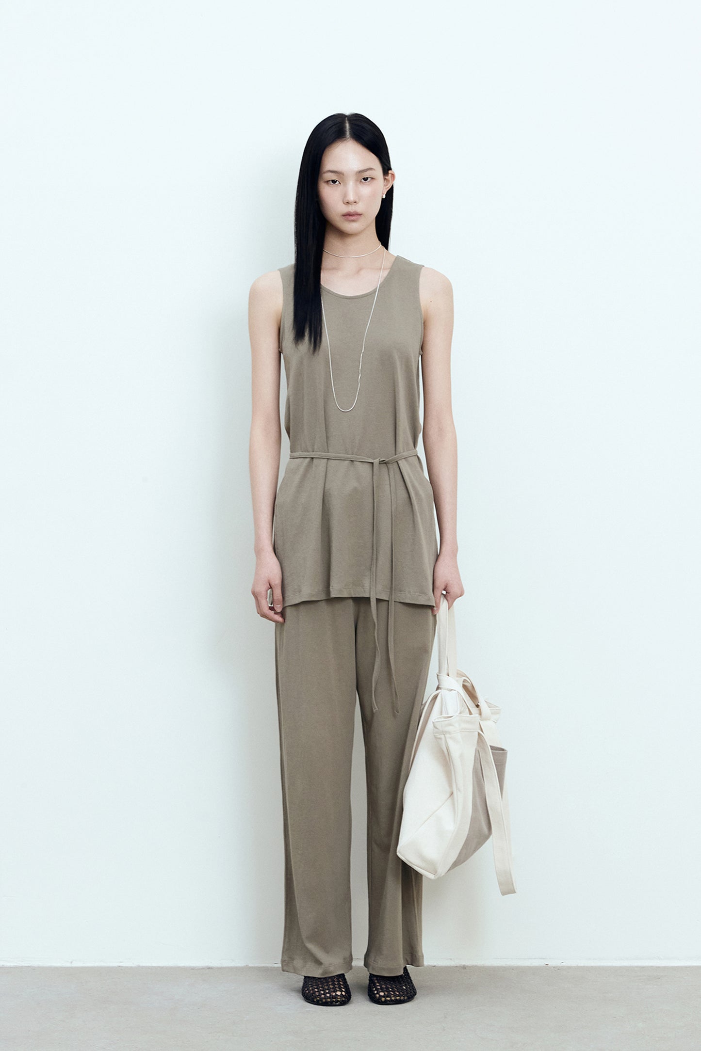 [BLOSSOM H COMPANY 2025SS] CODE LINEN LONG PANTS