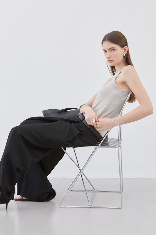 【BLOSSOM H COMPANY 2025SS】VINS WRAP PANTS