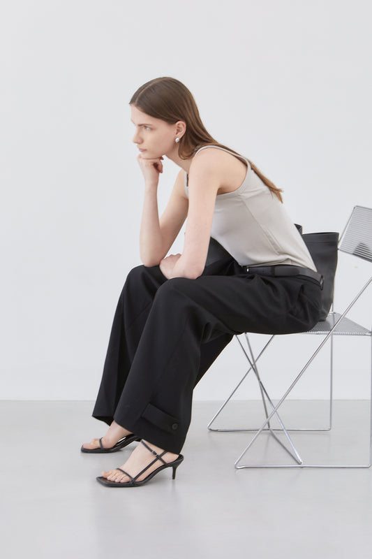 【BLOSSOM H COMPANY 2025SS】VINS WRAP PANTS
