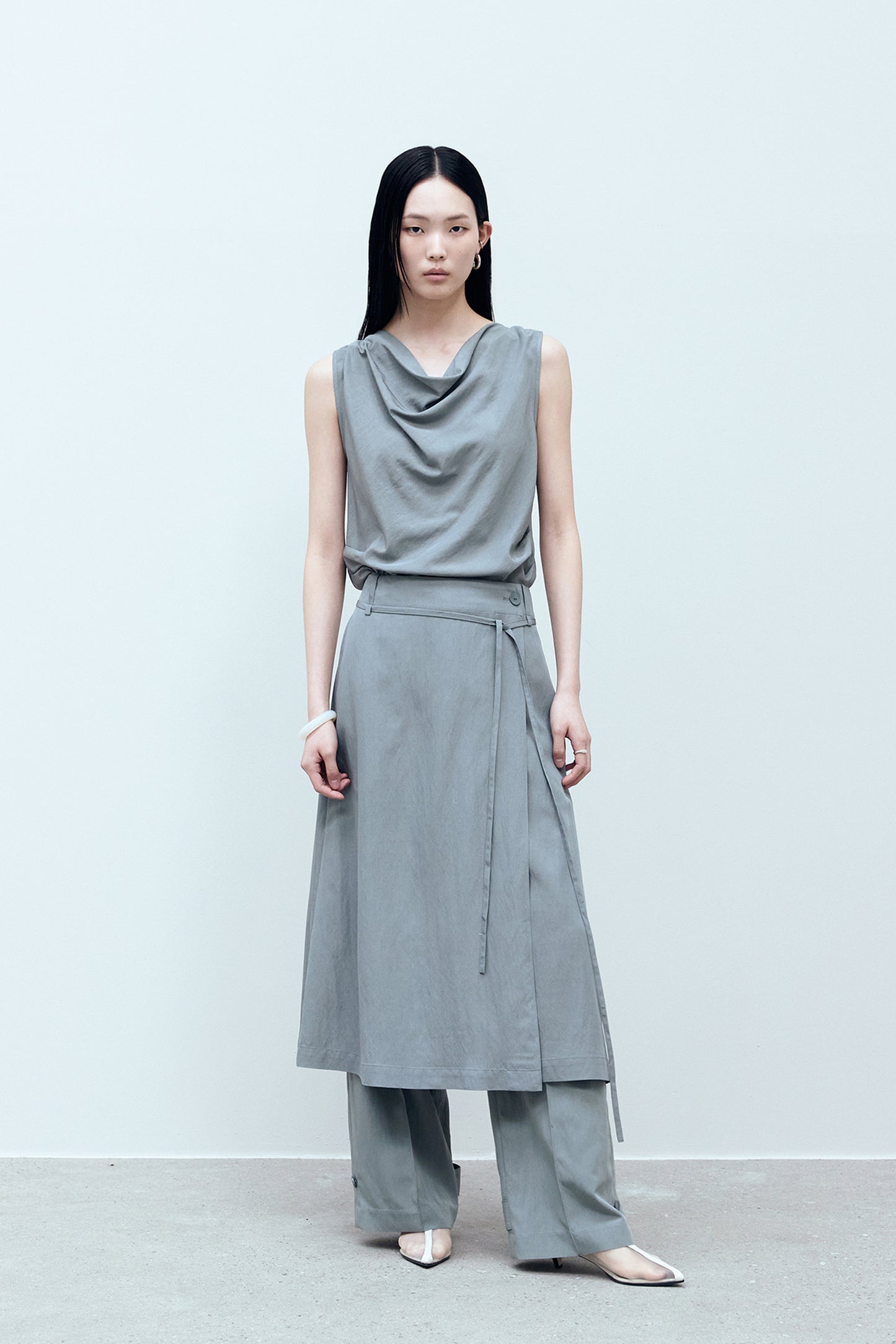 [BLOSSOM H COMPANY 2025SS] ALVIN WRAP SKIRT