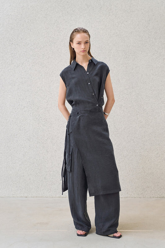 [BLOSSOM H COMPANY 2025SS] FRAE WRAP SKIRT