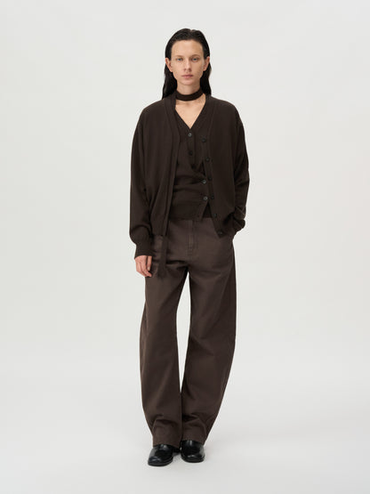 [MAGJAY 2025AW] Uno Wool 100 Cross Cardigan