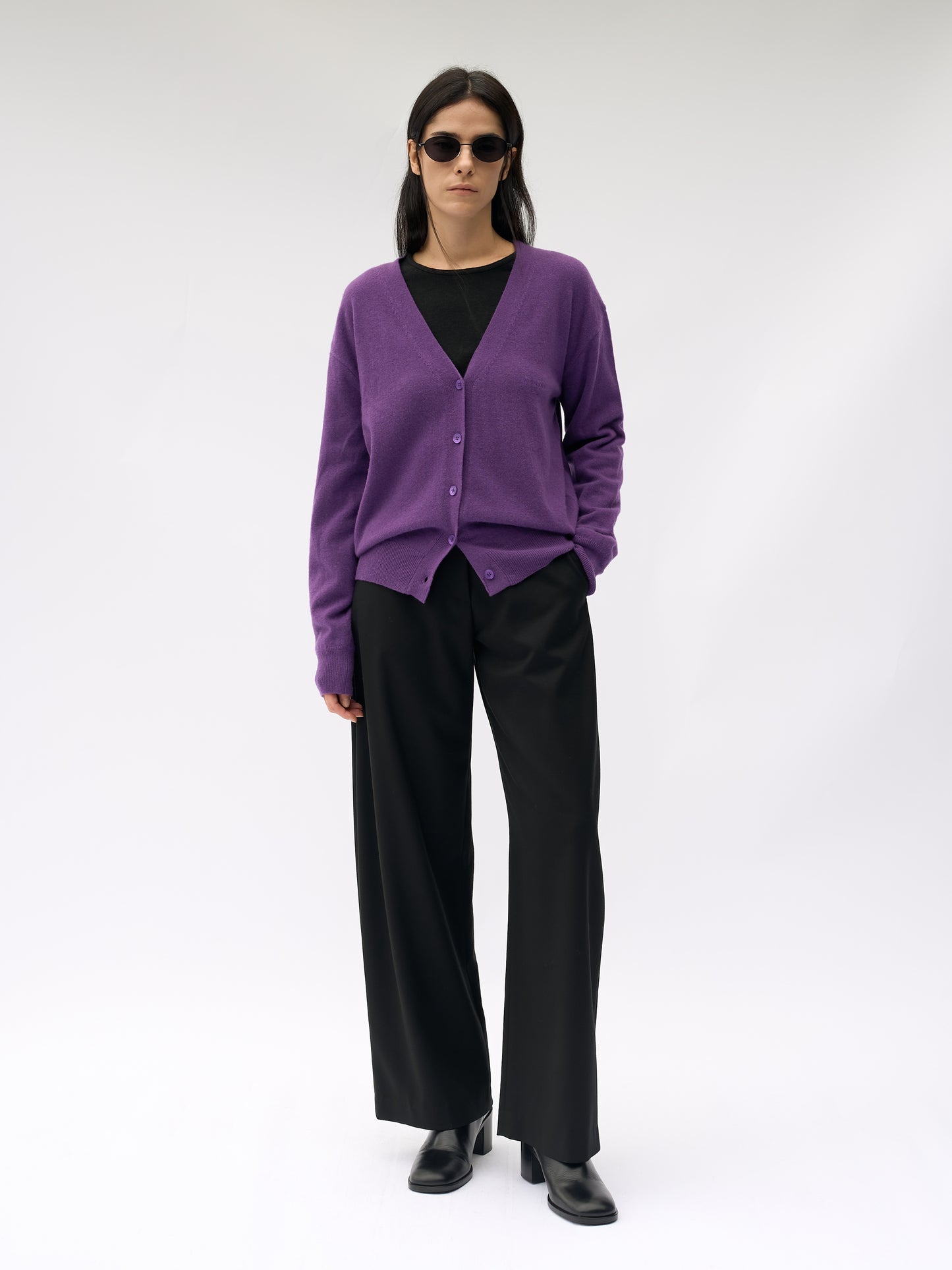 【MAGJAY 2025AW】Wool Blend Essential Cardigan