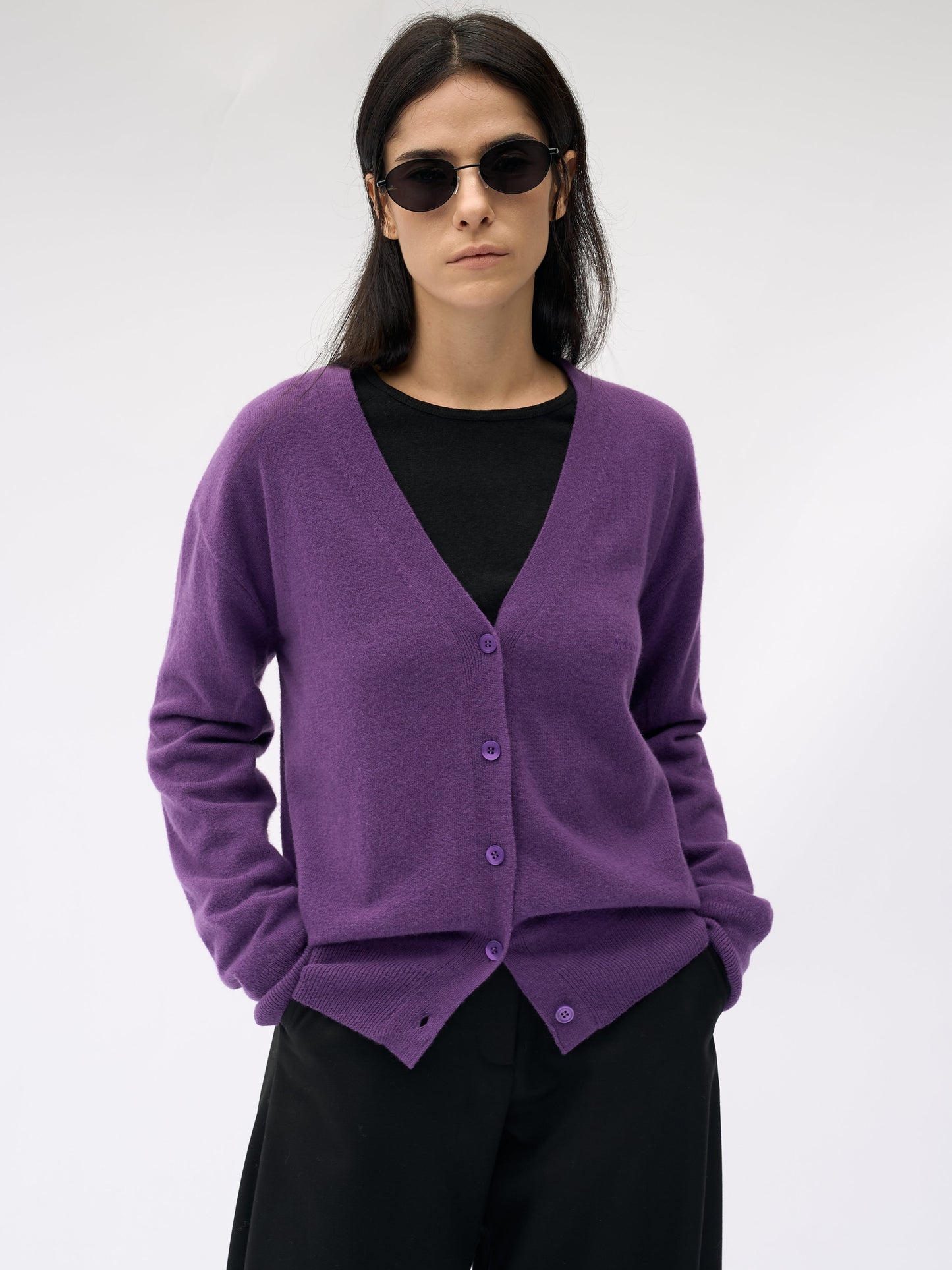 【MAGJAY 2025AW】Wool Blend Essential Cardigan