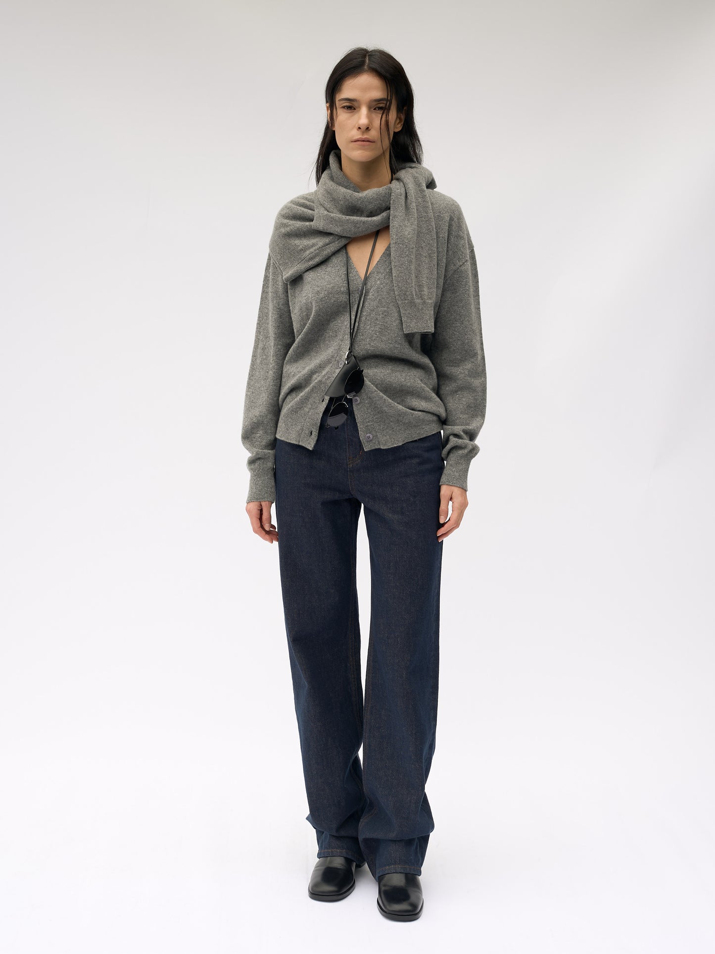 【MAGJAY 2025AW】Wool Blend Essential Cardigan