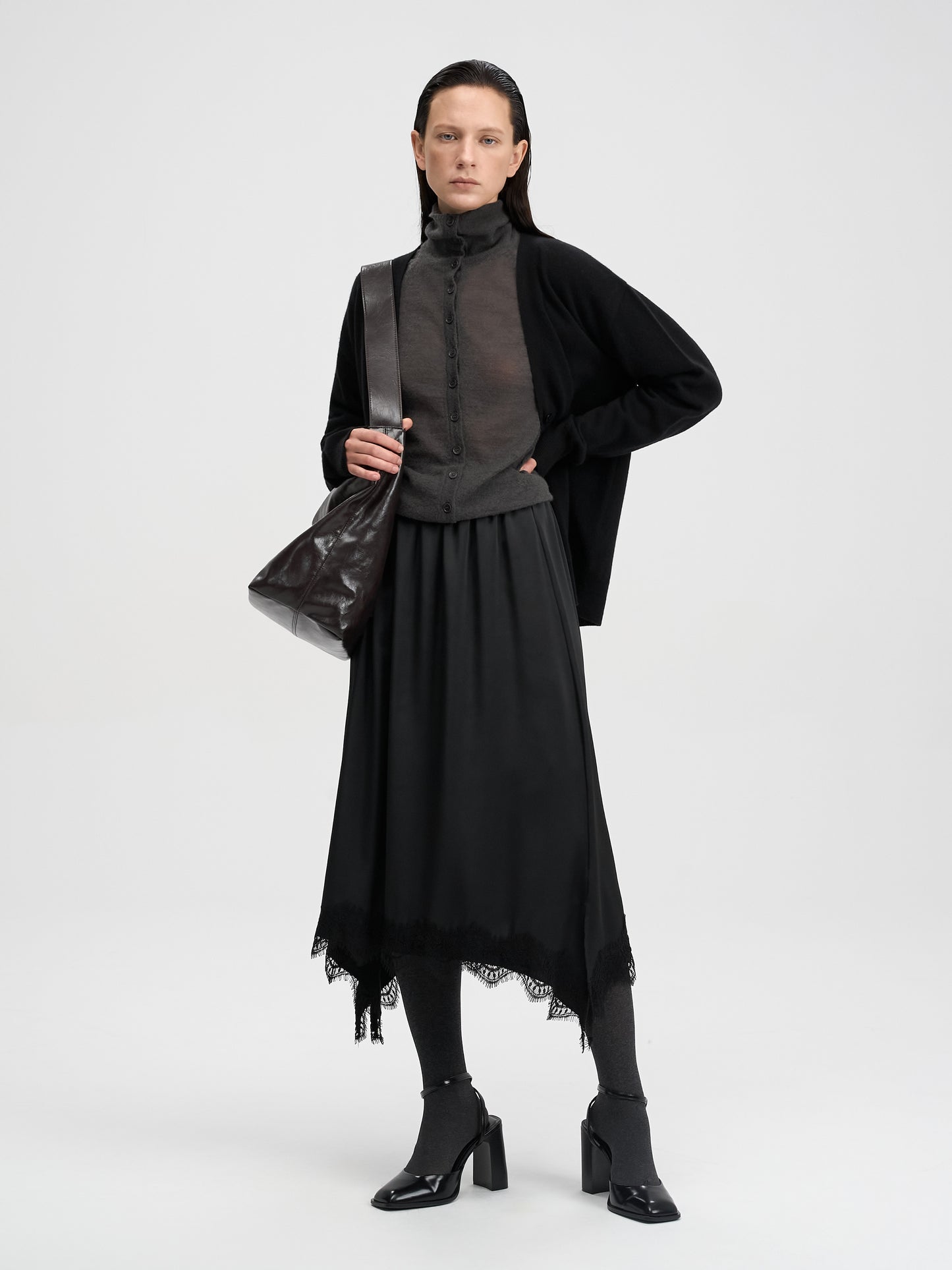 【MAGJAY 2025AW】Wool Blend Essential Cardigan