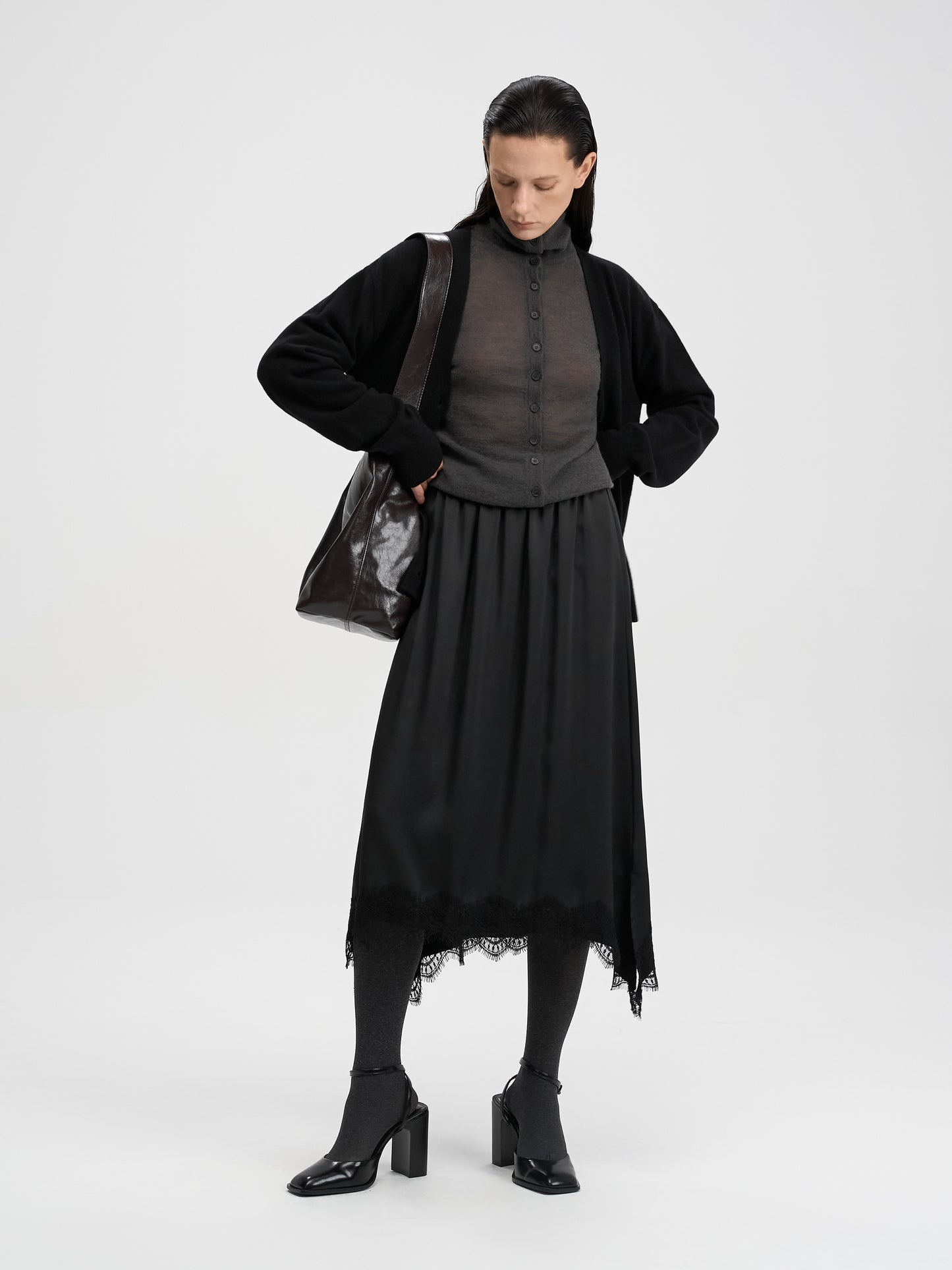 【MAGJAY 2025AW】Wool Blend Essential Cardigan