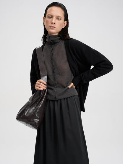 [MAGJAY 2025AW] Wool Blend Essential Cardigan