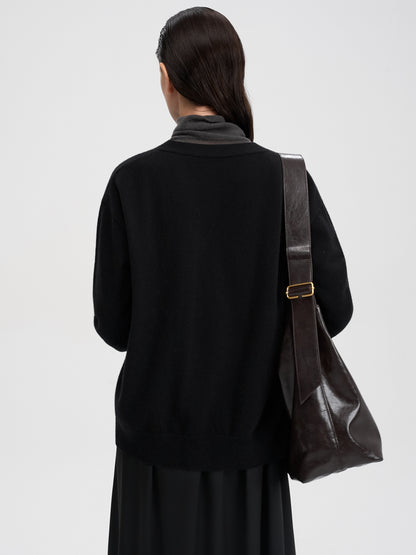 [MAGJAY 2025AW] Wool Blend Essential Cardigan