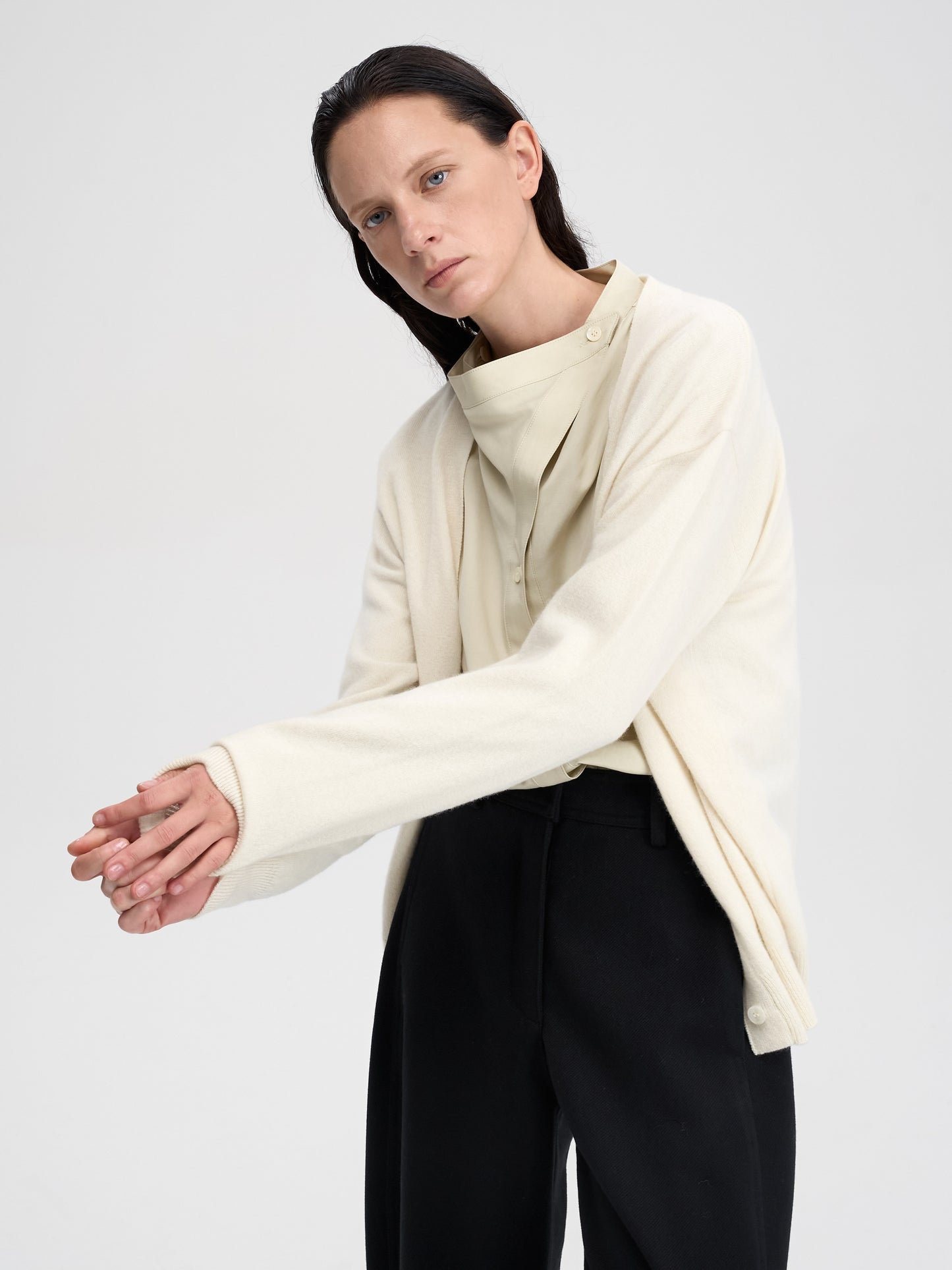 【MAGJAY 2025AW】Wool Blend Essential Cardigan