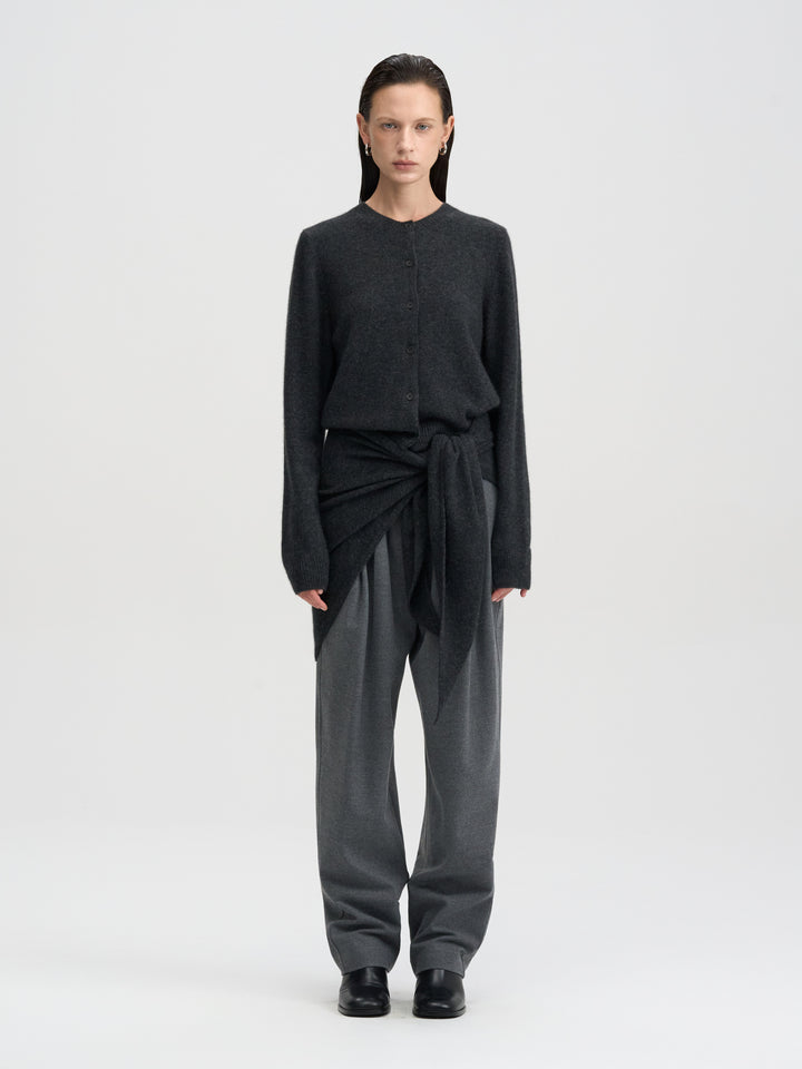 【MAGJAY 2025AW】Raccoon Wool Round Cardigan