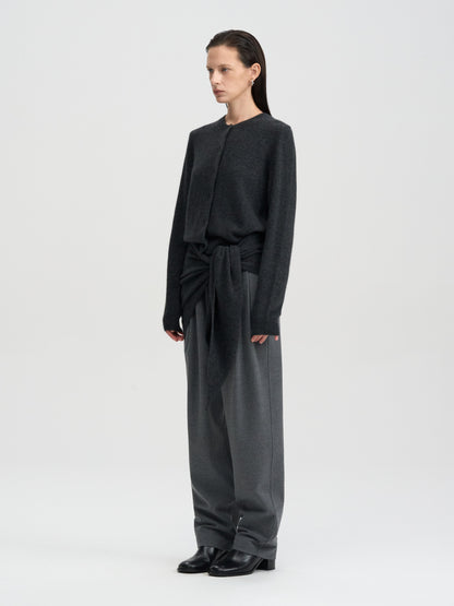 [MAGJAY 2025AW] Raccoon Wool Round Cardigan