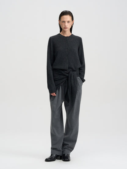 [MAGJAY 2025AW] Raccoon Wool Round Cardigan