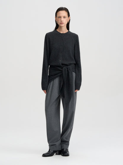 [MAGJAY 2025AW] Raccoon Wool Round Cardigan