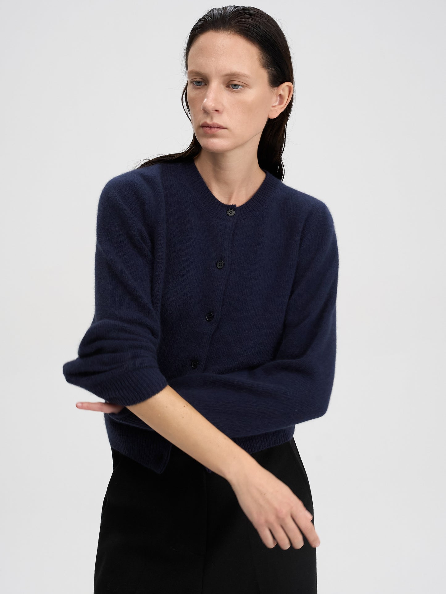 【MAGJAY 2025AW】Raccoon Wool Round Cardigan