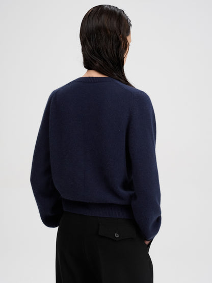 [MAGJAY 2025AW] Raccoon Wool Round Cardigan
