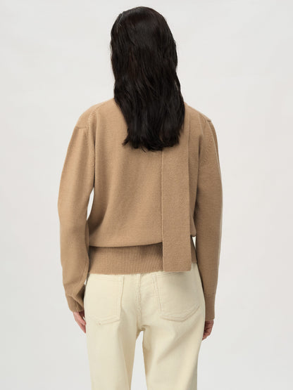 [MAGJAY 2025AW] Wool 100 Scarf Set Cardigan