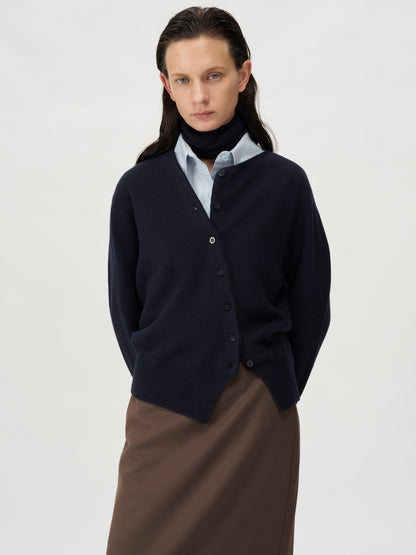 [MAGJAY 2025AW] Wool 100 Scarf Set Cardigan