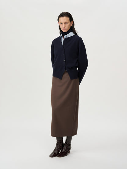 [MAGJAY 2025AW] Wool 100 Scarf Set Cardigan
