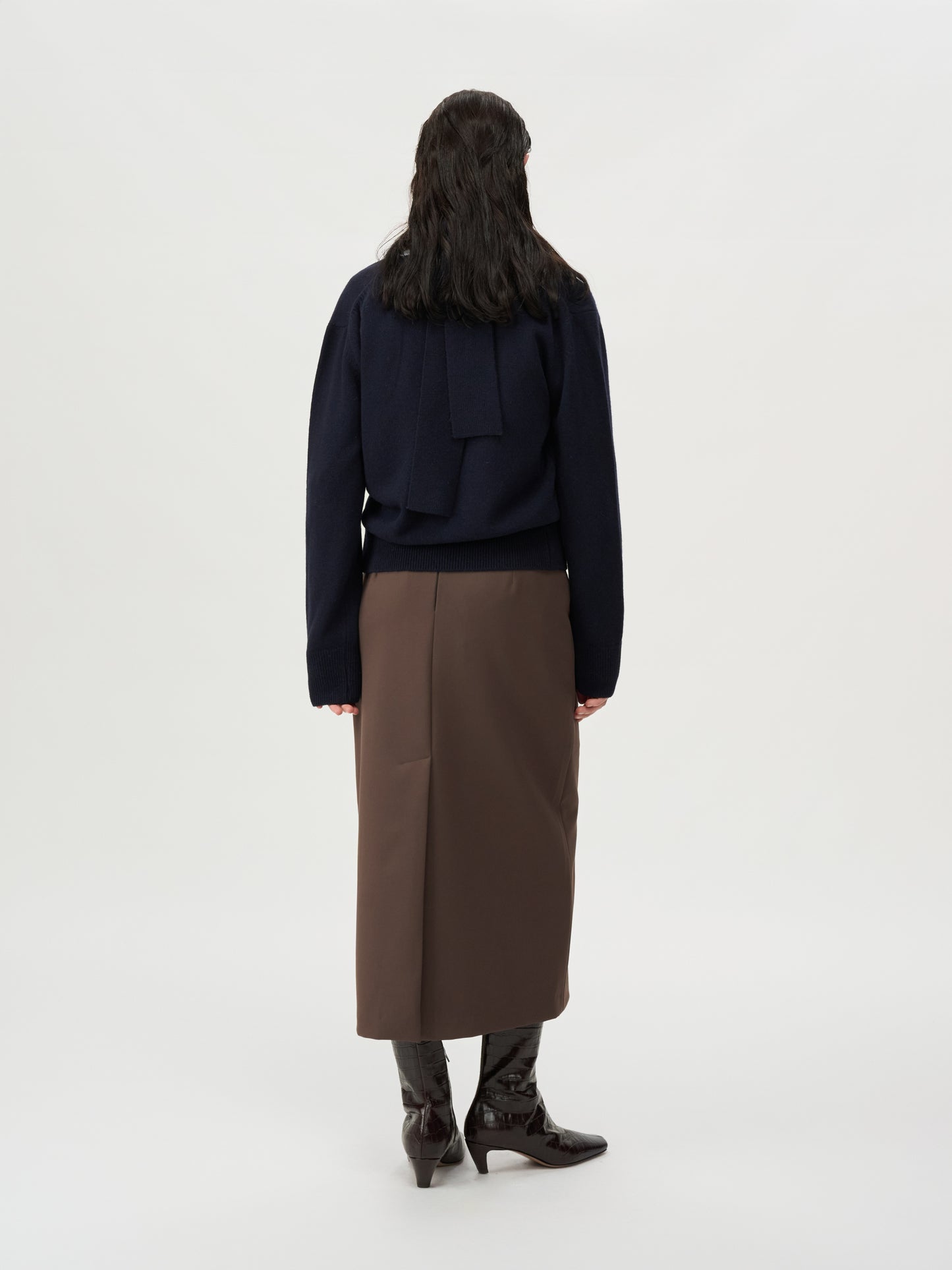 【MAGJAY 2025AW】Wool 100 Scarf Set Cardigan