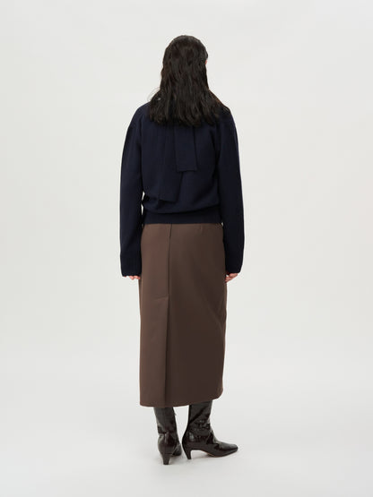 [MAGJAY 2025AW] Wool 100 Scarf Set Cardigan