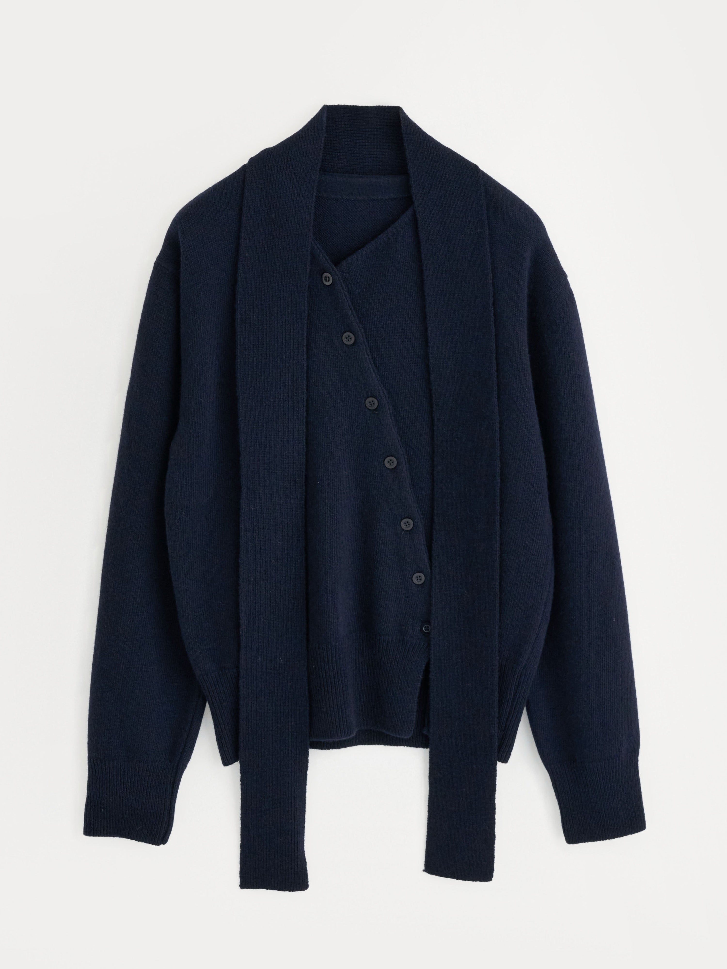 Wool 100 Scarf Set Cardigan by MAGJAY | WooStore, the official