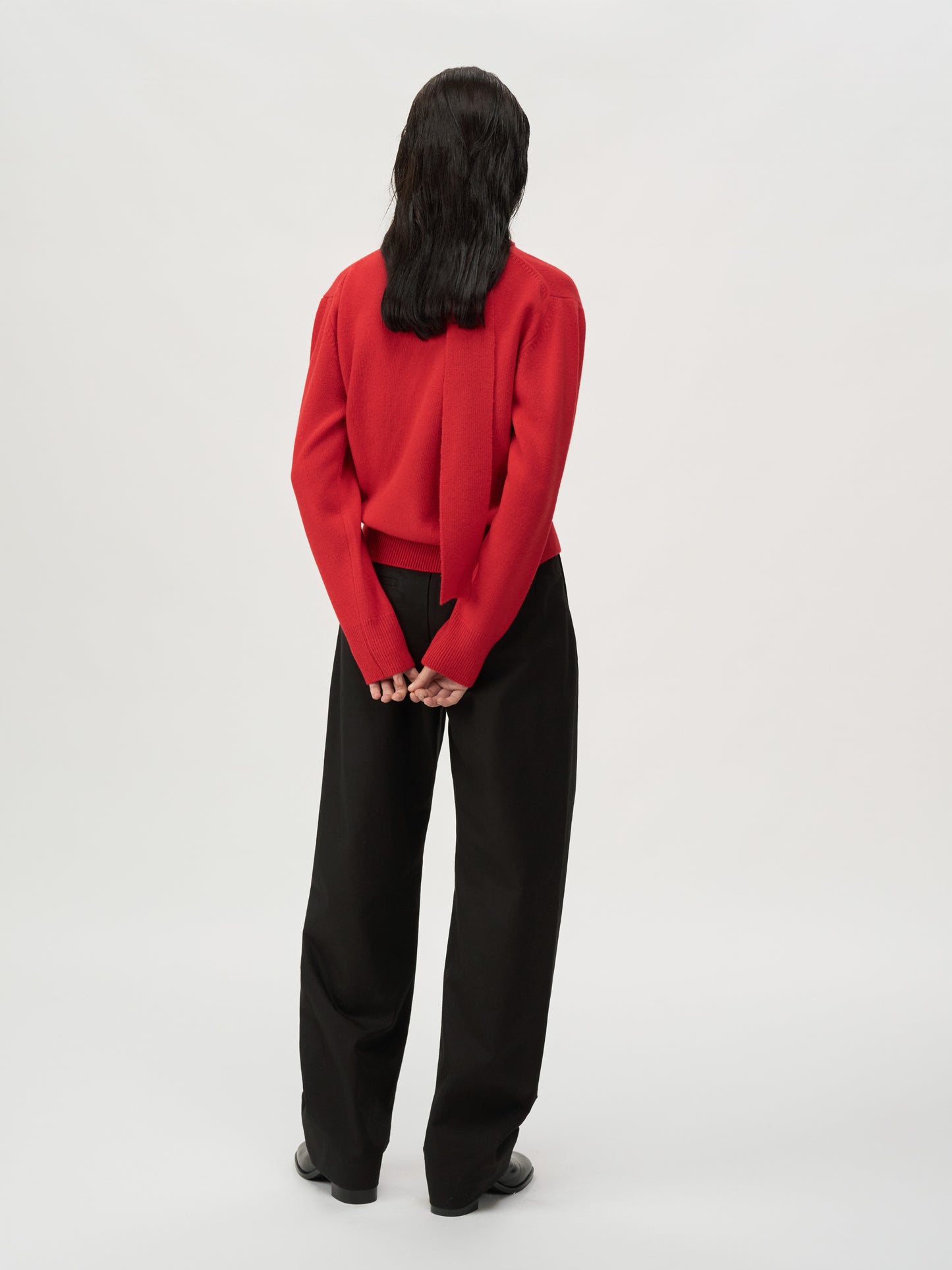 【MAGJAY 2025AW】Wool 100 Scarf Set Cardigan