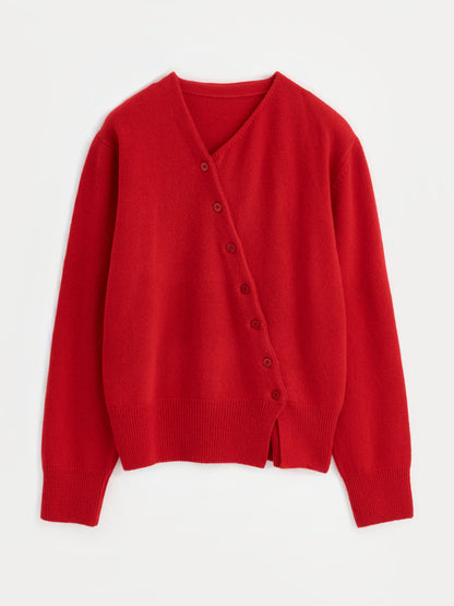 [MAGJAY 2025AW] Wool 100 Scarf Set Cardigan