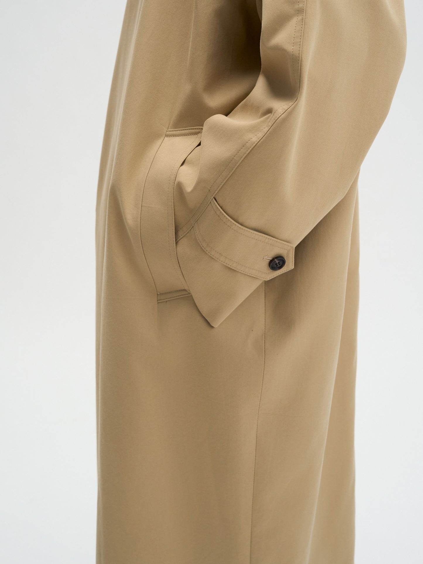 【MAGJAY 2025AW】High-neck Cocoon trench coat