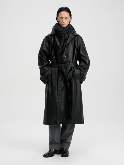 [MAGJAY 2025AW] Matt Belted Trench Coat