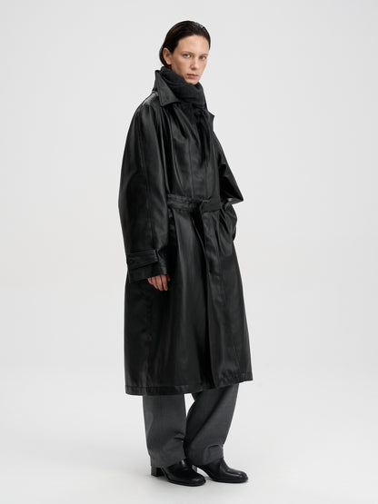[MAGJAY 2025AW] Matt Belted Trench Coat