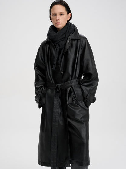 [MAGJAY 2025AW] Matt Belted Trench Coat