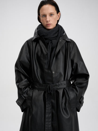 [MAGJAY 2025AW] Matt Belted Trench Coat