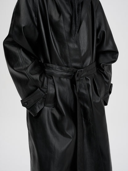 [MAGJAY 2025AW] Matt Belted Trench Coat