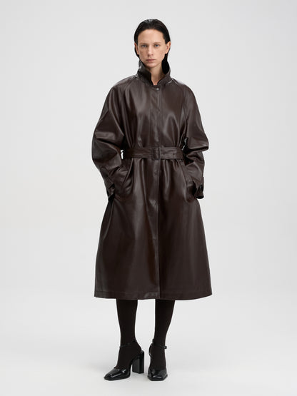 [MAGJAY 2025AW] Matt Belted Trench Coat