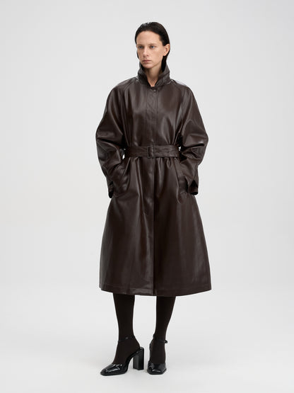 [MAGJAY 2025AW] Matt Belted Trench Coat