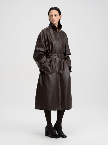 [MAGJAY 2025AW] Matt Belted Trench Coat