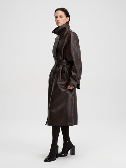 [MAGJAY 2025AW] Matt Belted Trench Coat