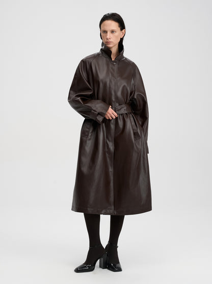[MAGJAY 2025AW] Matt Belted Trench Coat